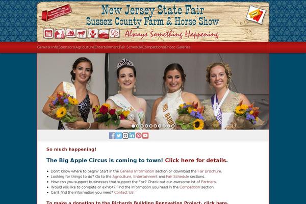 njstatefair.org site used Nj