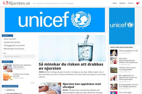 Site using Healthcare-ads-frontend plugin