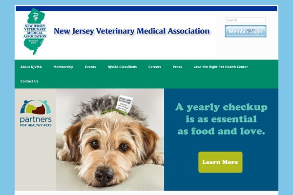 Vantage theme site design template sample