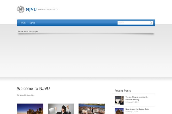 Quantum theme site design template sample