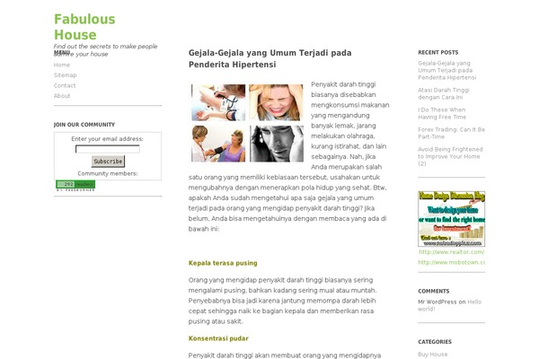 Ari theme site design template sample