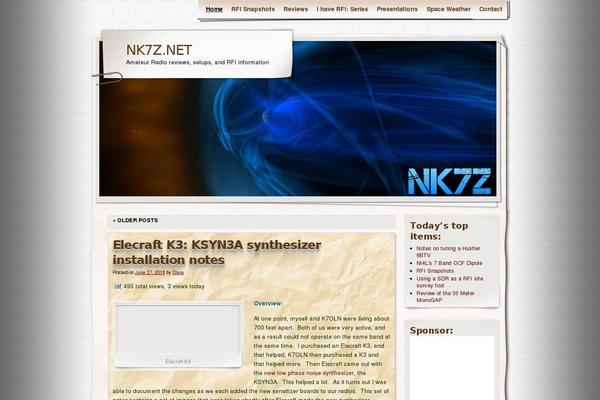 Site using Traffic Counter Widget plugin
