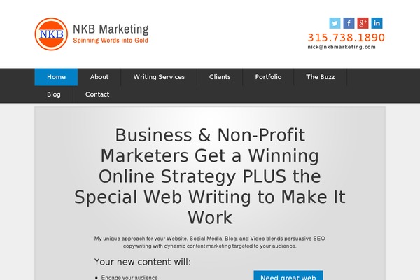 Pro Framework theme site design template sample