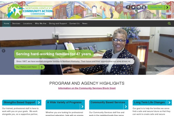 nkcac.org site used Hope-charity-theme-v1.6