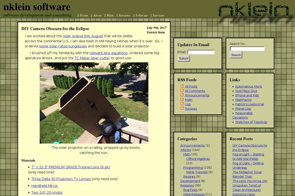 Site using CodeColorer plugin