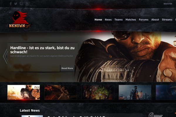 Site using devMX TeamSpeak3 Webviewer plugin