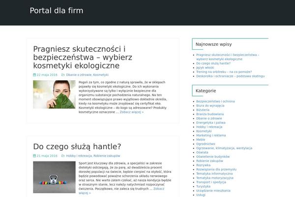 Dublin theme site design template sample