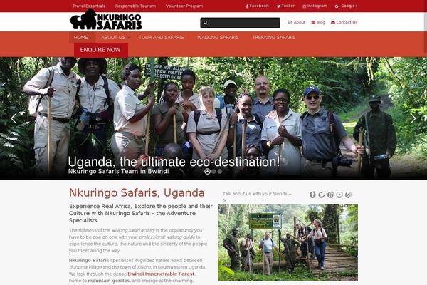 Traveler theme site design template sample