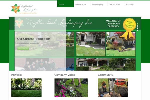 Oakland theme site design template sample