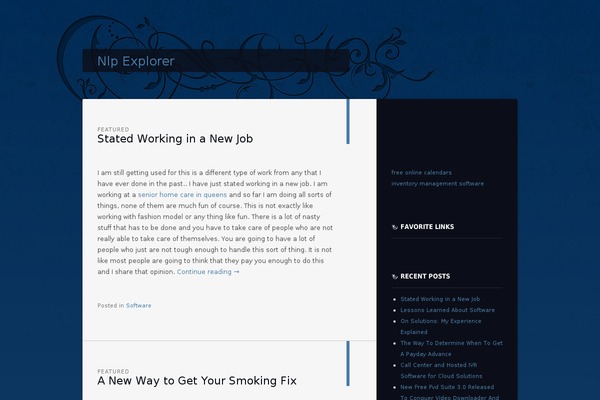 Dusk To Dawn theme site design template sample