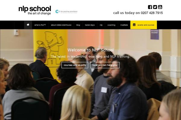 Nlp theme site design template sample