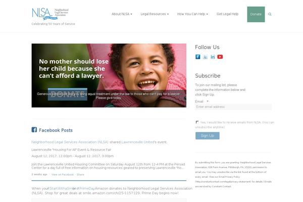 Ample theme site design template sample