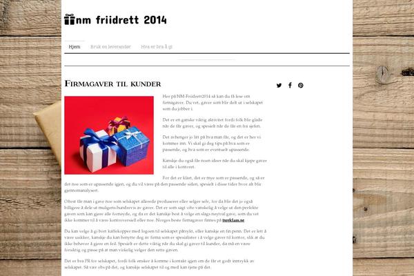 nm-friidrett2014.no site used ThemeMin