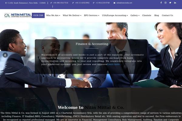 Site using Strong Testimonials plugin