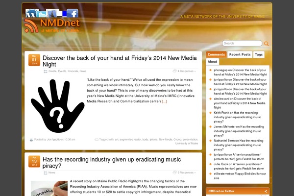 Site using Juiz Last Tweet Widget plugin