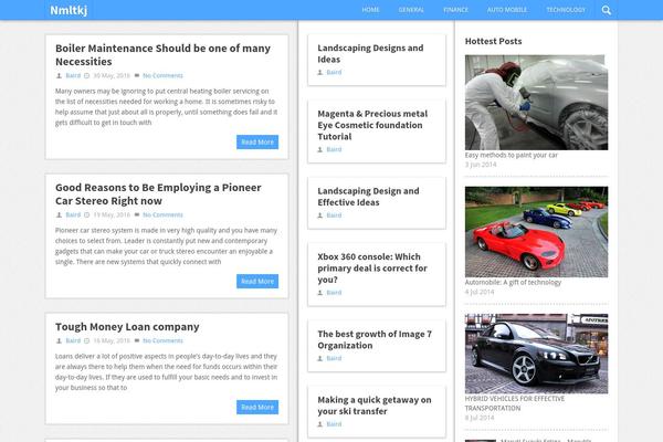 Pinstagram theme site design template sample