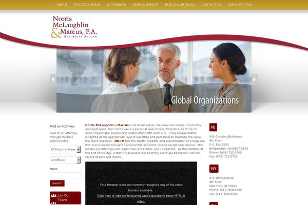 nmm theme websites examples