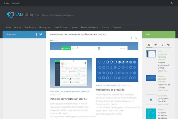 Sora theme site design template sample