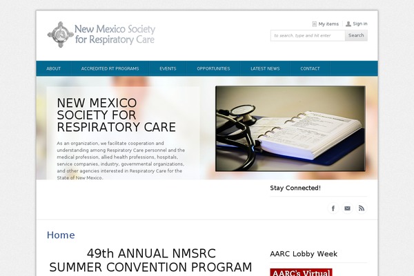 nmsrc.org site used Pressevent