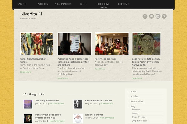 Relaxa theme site design template sample