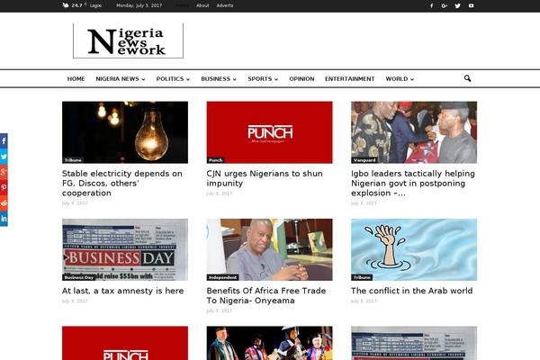 Zox-news theme site design template sample