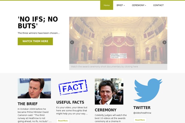 discover theme site design template sample