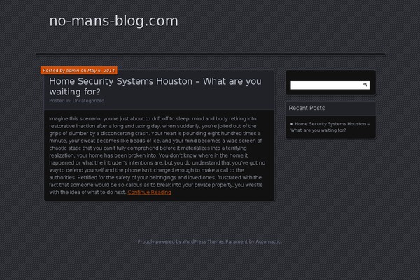 Parament theme site design template sample