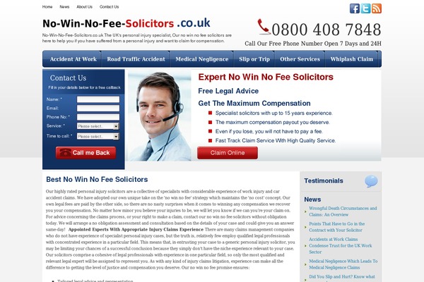 Lawyer theme site design template sample