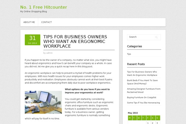 Contango theme site design template sample