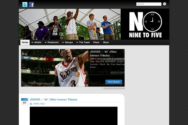 Graphene theme site design template sample