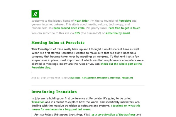 noahbrier.com site used Nb13