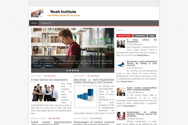 Thenewspaper theme site design template sample