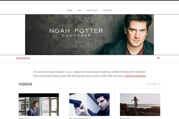Promenade theme site design template sample