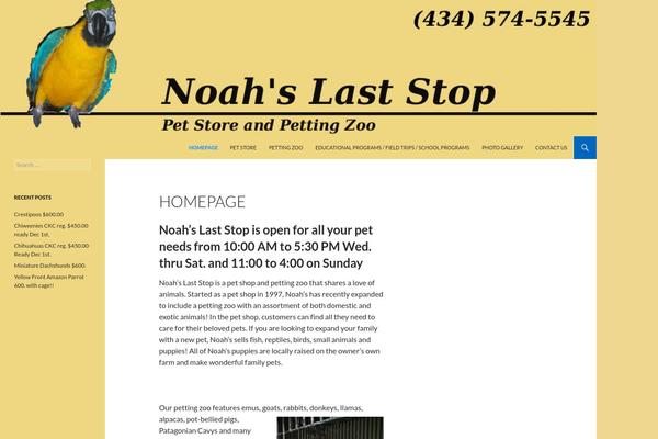 WordPress website example screenshot