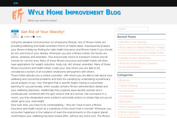 noahwyle.net site used Xin