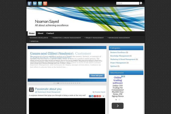 Graphene theme site design template sample