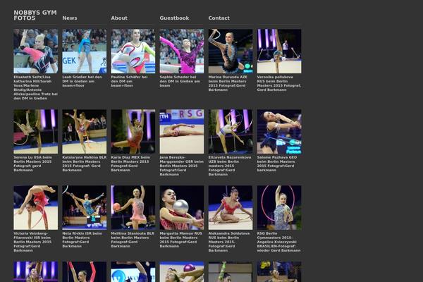 Portfolium theme site design template sample