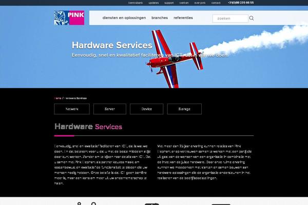 Pink theme site design template sample