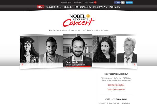 nobel theme websites examples