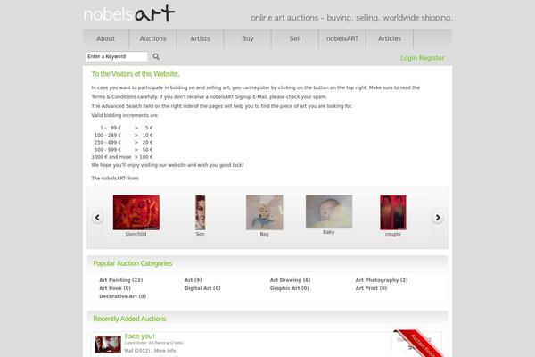 nobelsart.com site used Auctionpress