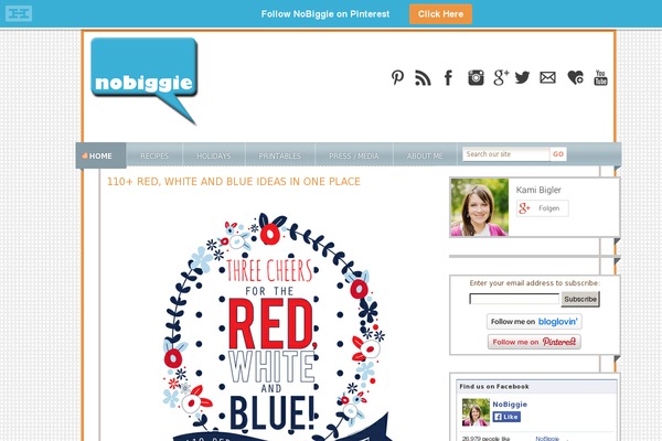 Site using Visual Recipe Index plugin