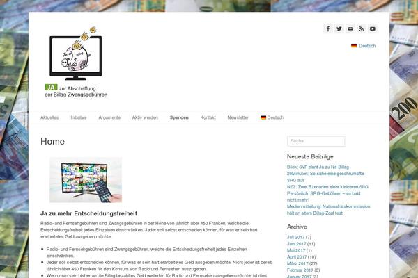 Hestia theme site design template sample