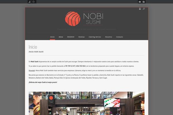 Enfinity theme site design template sample