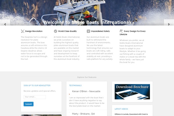 nobleboatsinternational.com site used Scrollider