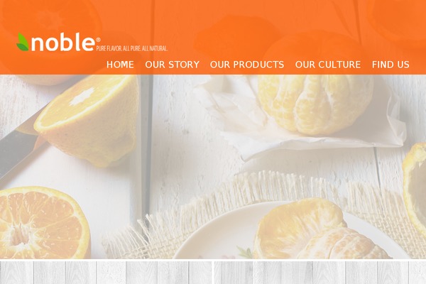 Noble theme site design template sample