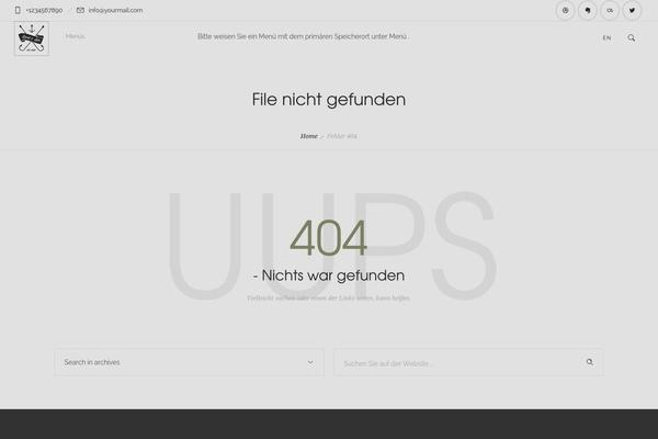 Ronneby theme site design template sample
