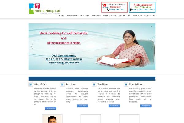 Care theme site design template sample