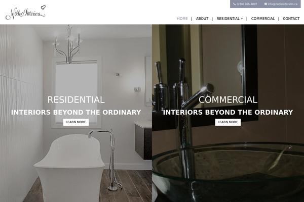 nobleinteriors.ca site used Bubbleup-bootstrap