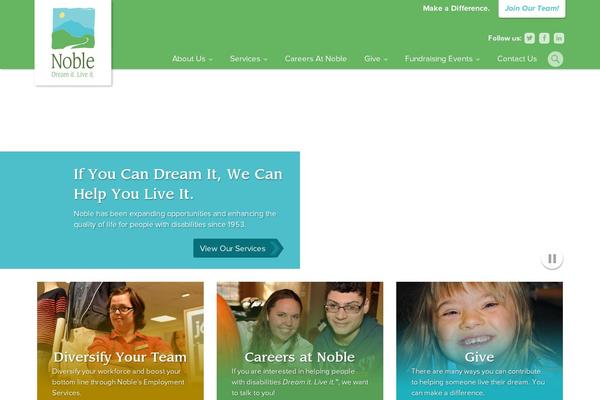 nobleofindiana.org site used Noble-radiate-child