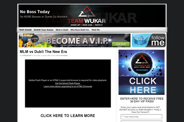 Site using InstaBuilder plugin